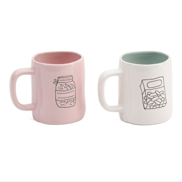 NIB RAE DUNN set of 2 " You're my Jam " & " Mint to be " mugs cups - Picture 9 of 10